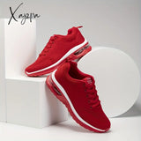 Spring & Summer Ready: Men’s Solid Color Knitted Sneakers - Air-Cushioned Lace-Up For Ultimate