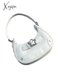 Star Embellish Pu Leather Shoulder Bag White / One Size Bags