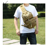 Tactical Men’s Sling Chest Bag Military Cross Body Shoulder Side For Men 20L Outdoor Camping