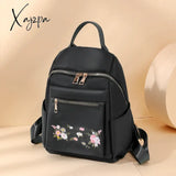 Three Colors Are Available Bag Original Chinese Style Embroidery Double Shoulder Back Nylon