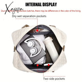 Ultra-Lightweight Large Capacity Argyle Travel Duffle Bag - Spacious & Highly Portable For