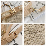 Vento Marea Straw Crossbody Bag For Women New Bohemian Small Knitting Summer Purse And Handbag