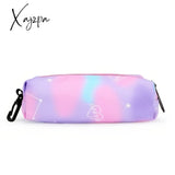 Vibrant Tie Dye Cartoon Pattern Backpack - Spacious School Bag With Insulated Lunch Box Pencil Case