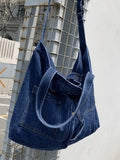 Vintage Denim Large Shopper Bag Bags