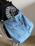 Vintage Denim Large Shopper Bag Bags