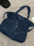 Vintage Denim Large Shopper Bag Bags