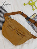 Vintage Wash Capacity Crossbody Bag Bags