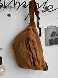 Vintage Wash Capacity Crossbody Bag Bags