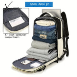 Waterproof Carry-On Backpack With Shoe Compartment For Business And Travel