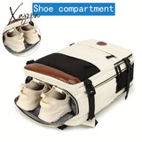 Waterproof Carry-On Backpack With Shoe Compartment For Business And Travel