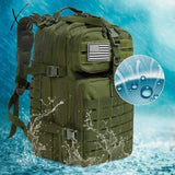 Waterproof Large Capacity Hiking Backpack For Men Sport Casual Fishing Knapsack Outdoors Camping