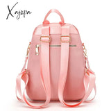 Women Backpack Casual Leisure Solid Color Multifunction Computer Travel School Bags For Teenage