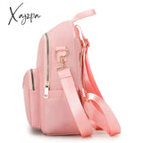 Women Backpack Casual Leisure Solid Color Multifunction Computer Travel School Bags For Teenage