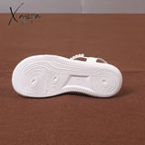 Women’s Slope Heel Thick Sole Sandals New Waterproof Platform Versatile Sponge Cake Fairy Style