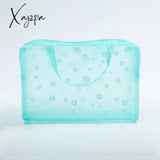 Xajzpa - 1 Pc Pvc Transparent Cosmetic Bag Clear Makeup For Women Girl Waterproof Zipper Beauty