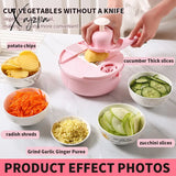 Xajzpa - 12Pcs Vegetable Cutter Grater For Vegetables Slicers Shredders Multi Slicer Peeler Carrot