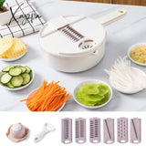 Xajzpa - 12Pcs Vegetable Cutter Grater For Vegetables Slicers Shredders Multi Slicer Peeler Carrot