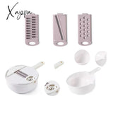 Xajzpa - 12Pcs Vegetable Cutter Grater For Vegetables Slicers Shredders Multi Slicer Peeler Carrot