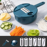 Xajzpa - 12Pcs Vegetable Cutter Grater For Vegetables Slicers Shredders Multi Slicer Peeler Carrot