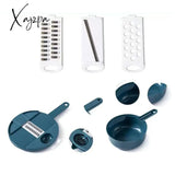 Xajzpa - 12Pcs Vegetable Cutter Grater For Vegetables Slicers Shredders Multi Slicer Peeler Carrot