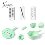 Xajzpa - 12Pcs Vegetable Cutter Grater For Vegetables Slicers Shredders Multi Slicer Peeler Carrot