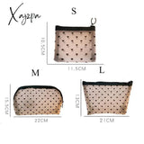 Xajzpa - 1Pcs Women’s Cosmetic Bag Travel Neceser Black Toiletry Kit Transparent Makeup Organizer