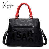 Xajzpa - 2 Layers Ladies Quality Leather Letter Shoulder Bags For Women Luxury Handbags Designer