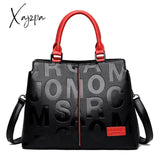 Xajzpa - 2 Layers Ladies Quality Leather Letter Shoulder Bags For Women Luxury Handbags Designer