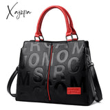 Xajzpa - 2 Layers Ladies Quality Leather Letter Shoulder Bags For Women Luxury Handbags Designer