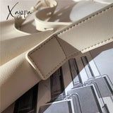 Xajzpa - 2 Sets Casual Tote Bags Pu Leather Shoulder For Women Fashion Female Travel Bag Designer