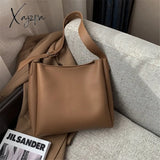 Xajzpa - 2 Sets Casual Tote Bags Pu Leather Shoulder For Women Fashion Female Travel Bag Designer