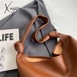 Xajzpa - 2 Sets Large Capacity Soft Pu Leather Shoulder Side Bags For Women Fashion Brand Casual