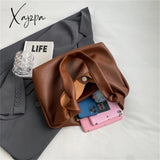 Xajzpa - 2 Sets Large Capacity Soft Pu Leather Shoulder Side Bags For Women Fashion Brand Casual