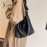 Xajzpa - 2 Sets Large Capacity Soft Pu Leather Shoulder Side Bags For Women Fashion Brand Casual