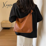 Xajzpa - 2 Sets Large Capacity Soft Pu Leather Shoulder Side Bags For Women Fashion Brand Casual