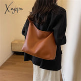 Xajzpa - 2 Sets Large Capacity Soft Pu Leather Shoulder Side Bags For Women Fashion Brand Casual