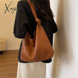 Xajzpa - 2 Sets Large Capacity Soft Pu Leather Shoulder Side Bags For Women Fashion Brand Casual