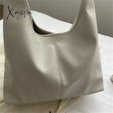 Xajzpa - 2 Sets Large Casual Totes Bag Soft Pu Leahter Shoulder Side Bags For Women Fashion Laides