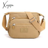 Xajzpa - 2023 Fashion Messenger Bag Women Shoulder Large Capacity Nylon Handbag Small Phone