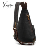 Xajzpa - 2023 New Men’s Canvas Chest Bag Large Capacity Leisure Single Shoulder Messenger Bag