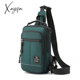 Xajzpa - 2023 New Men’s Chest Pack Nylon Shoulder Bag Sling Waist Male Handbags Man Messenger