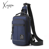 Xajzpa - 2023 New Men’s Chest Pack Nylon Shoulder Bag Sling Waist Male Handbags Man Messenger