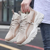 Xajzpa - 2023 New Sneakers Women Shoes Mesh Breathable Flat Anti-Slip Woman Outdoor Trainer Female