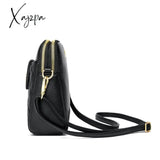 Xajzpa - 2023 New Summer Small One-Shoulder Messenger Bag Pu Women’s Round Mobile Phone Coin