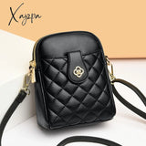 Xajzpa - 2023 New Summer Small One-Shoulder Messenger Bag Pu Women’s Round Mobile Phone Coin
