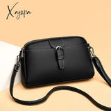 Xajzpa - 2023 New Summer Small One-Shoulder Pu Messenger Bag Women’s Round Mobile Phone Coin Purse