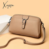 Xajzpa - 2023 New Summer Small One-Shoulder Pu Messenger Bag Women’s Round Mobile Phone Coin