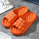 Xajzpa - 2023 New Women’s Slippers Indoor Flat Elegant Shoes For Men House Woman Non-Slip Heel