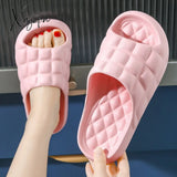 Xajzpa - 2023 New Women’s Slippers Indoor Flat Elegant Shoes For Men House Woman Non-Slip Heel