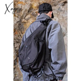 Xajzpa - 2023 Techwear Harajuku Design Nylon Large Capacity Handbag Street Shoulder Messenger